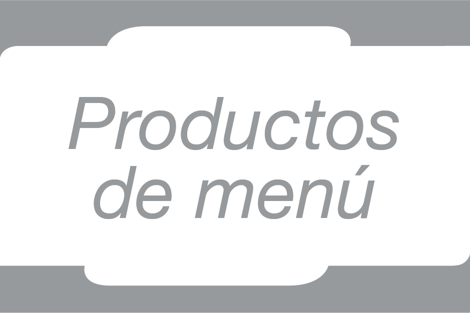 Productos de Menú